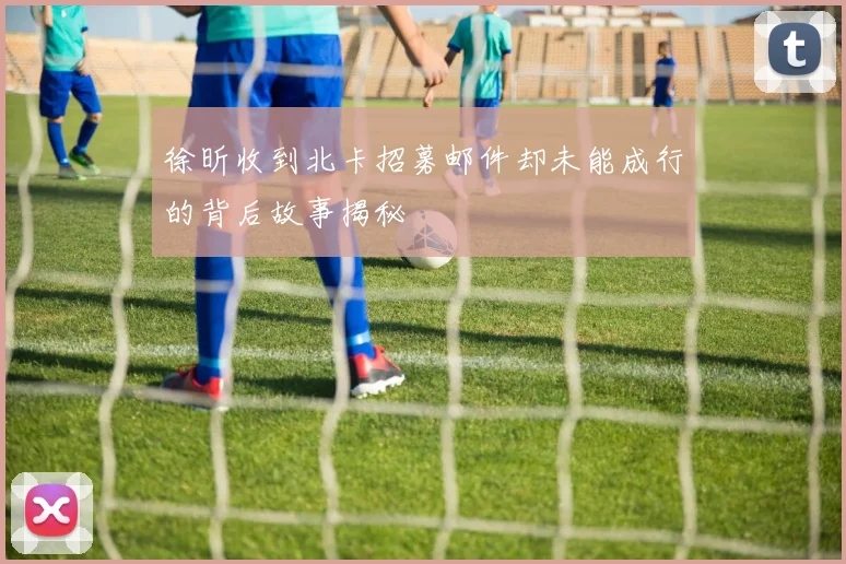 徐昕收到北卡招募邮件却未能成行的背后故事揭秘